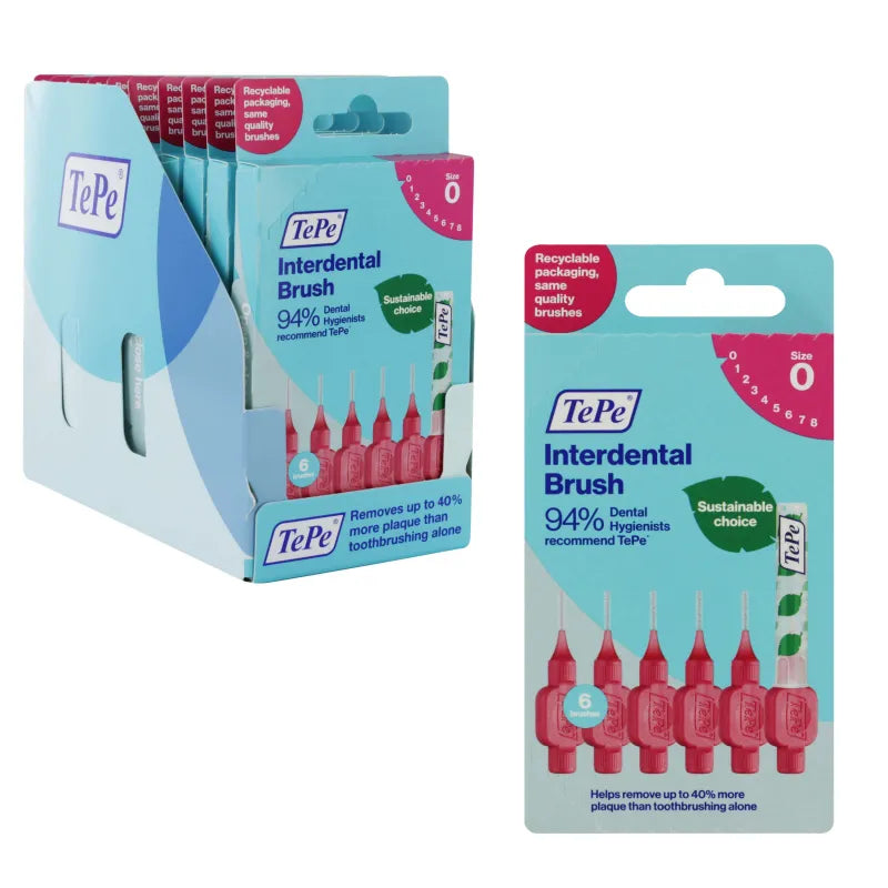 Tepe Idb 6 Pack Pink Carton Pack X 10 (Pack of 10)