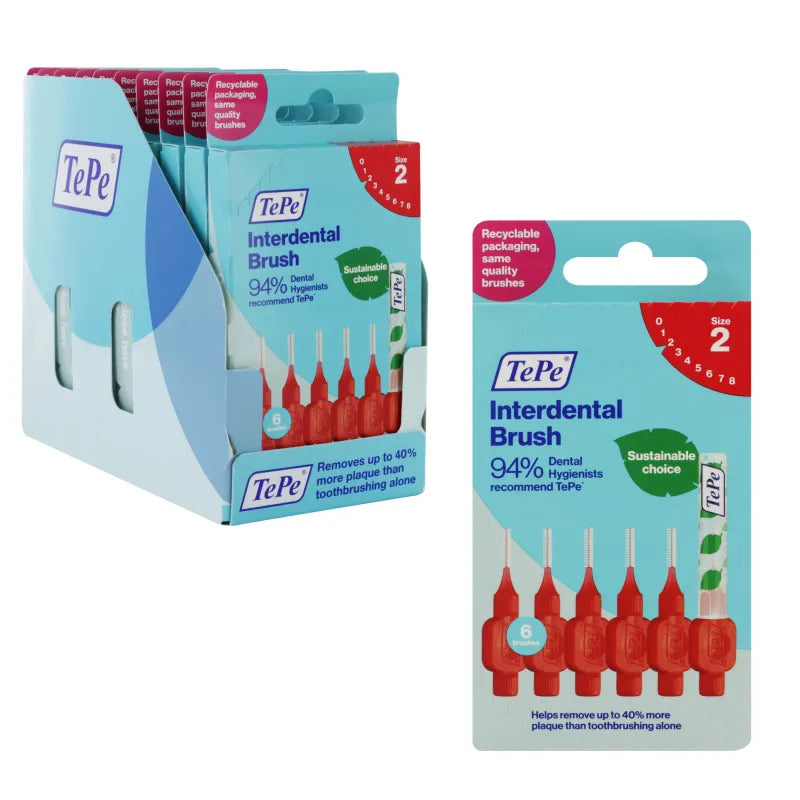 Tepe Idb 6 Pack Red Carton Pack X 10 (Pack of 10)