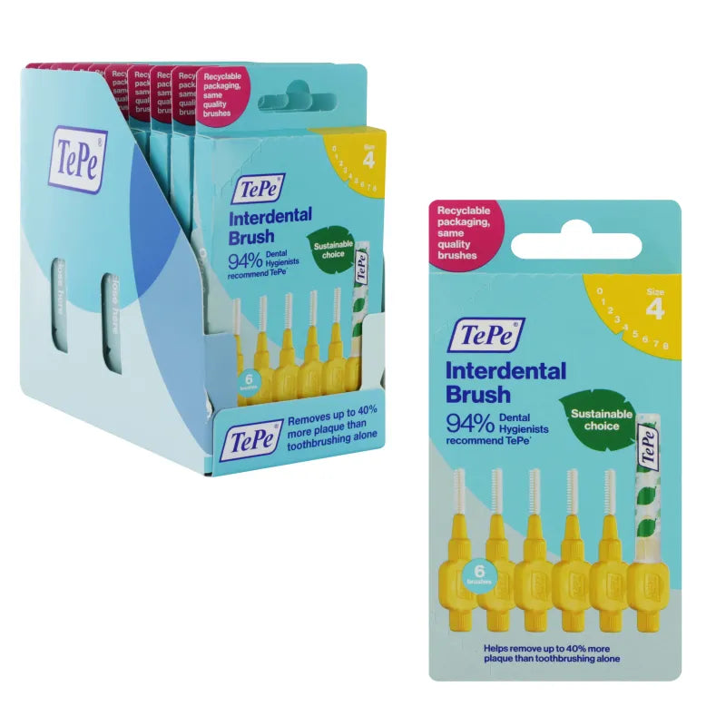 Tepe Idb 6 Pack Yellow Carton Pack X 10 (Pack of 10)