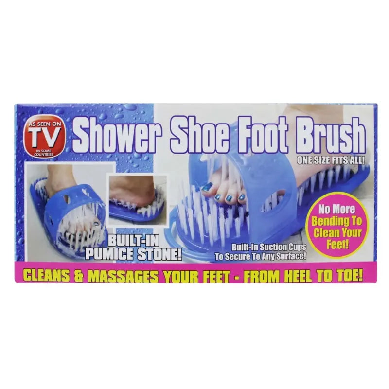 072/667 Shower Shoe Foot Brush (Pack of 3)