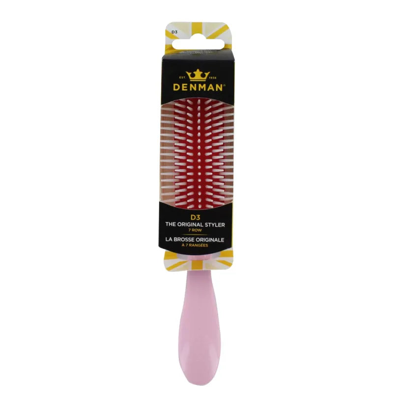 Denman D3 Pastel Pink Styling Brush (Pack of 6)