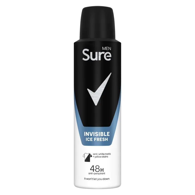 Sure A/P Invisible Men Ice Fresh 150ML (Pack of 6)