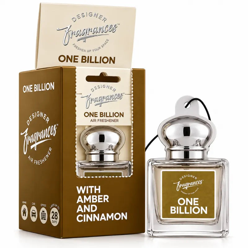 Designer Fragrance Car Air Freshener One Billion – home fragrance