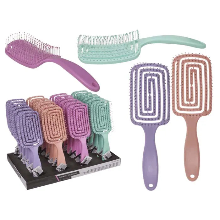 76/3335 Flexible Detangling Brush Disp X24 (Pack of 24)