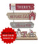 Lp53989 Xmas Snowman Plaque*** Special 25 (Pack of 12)