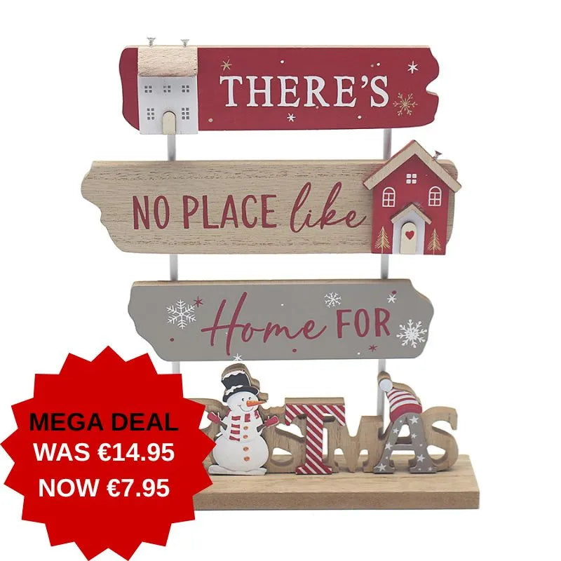 Lp53989 Xmas Snowman Plaque*** Special 25 (Pack of 12)