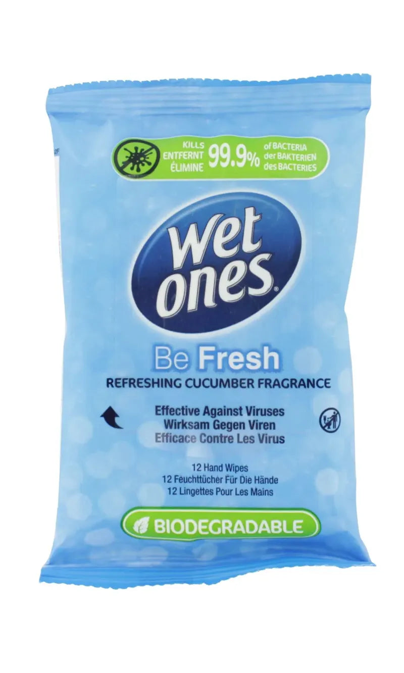 Jeyes Wet Ones Be Fresh Travel Pack (Pack of 12)