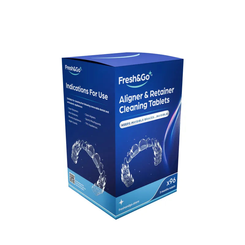 Fresh & Go Retainer Cleaning Tablets (96 Three Month) (Pack of 3)