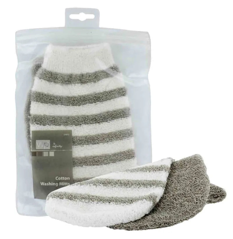 VIP 2 Cotton Wash Mitts (Pack of 3)