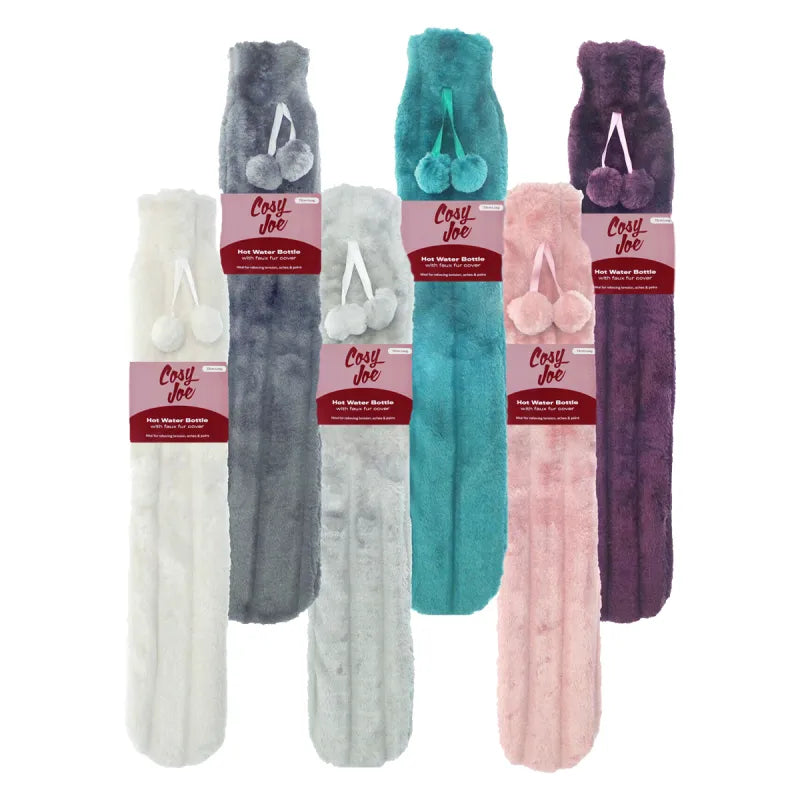 Cosy Joe Fur Long Hot Water Bottle (Pack of 6)