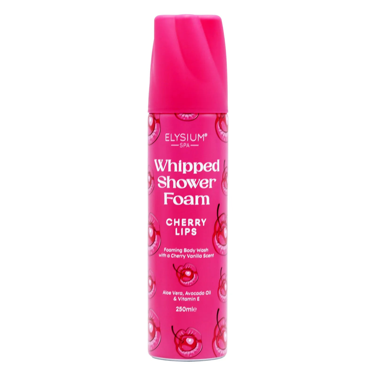 Elysium Spa Whipped Shower Foam Cherry Lips 250ML (Pack of 6)