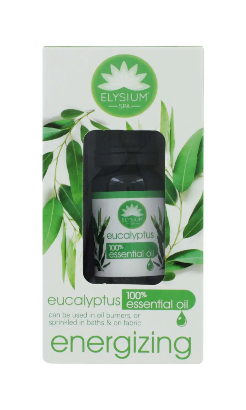 Elysium Spa Energizing Essential Oil Eucalyptus 10ML (Pack of 12)