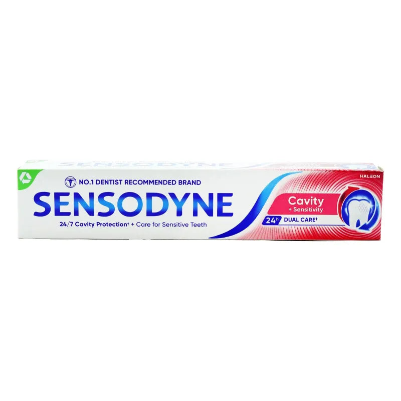 Sensodyne Cavity & Sensitivity T/Paste 75ML (Pack of 12)