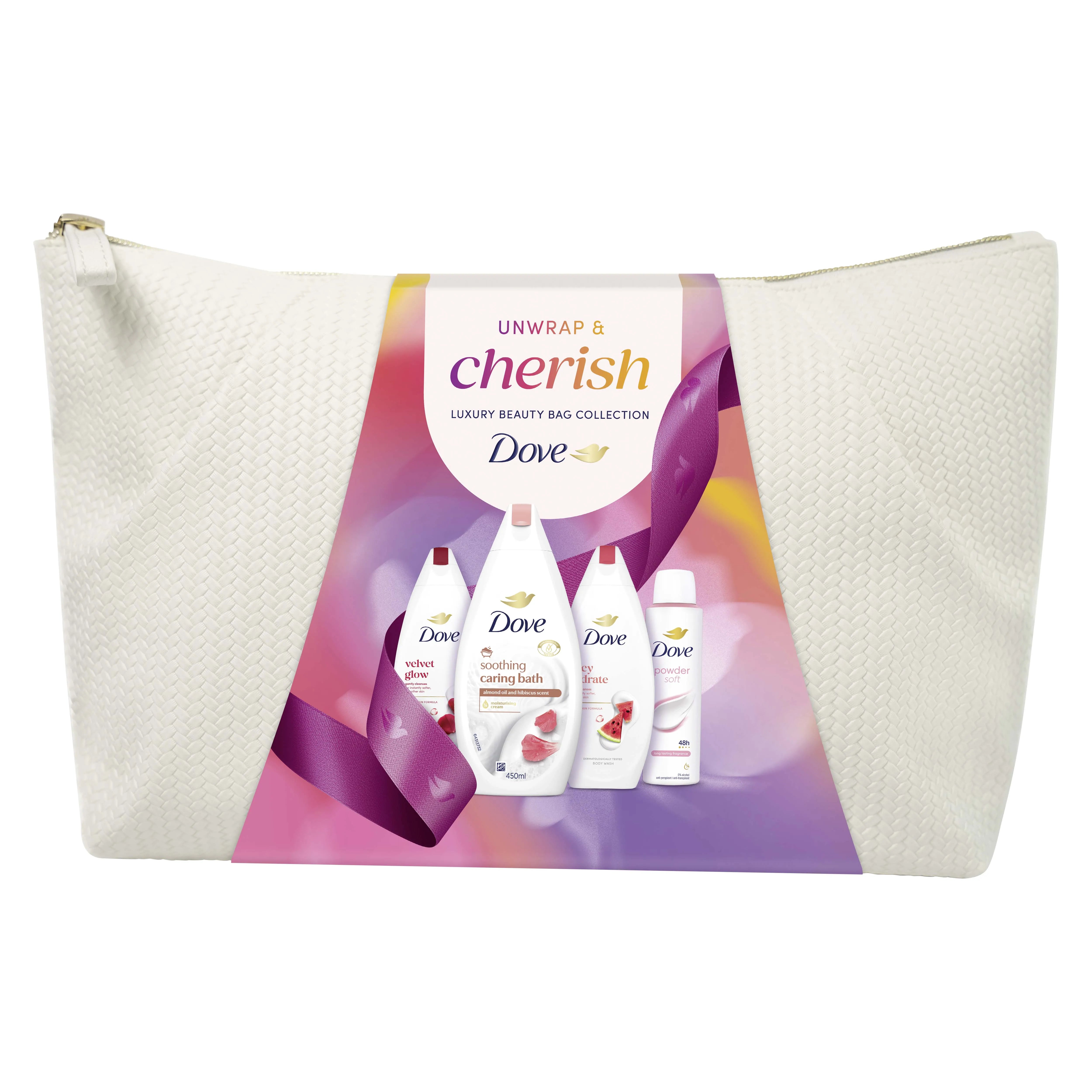 Dove Cherish Luxury Beauty Bag Gift Set X 4 (Pack of 4)