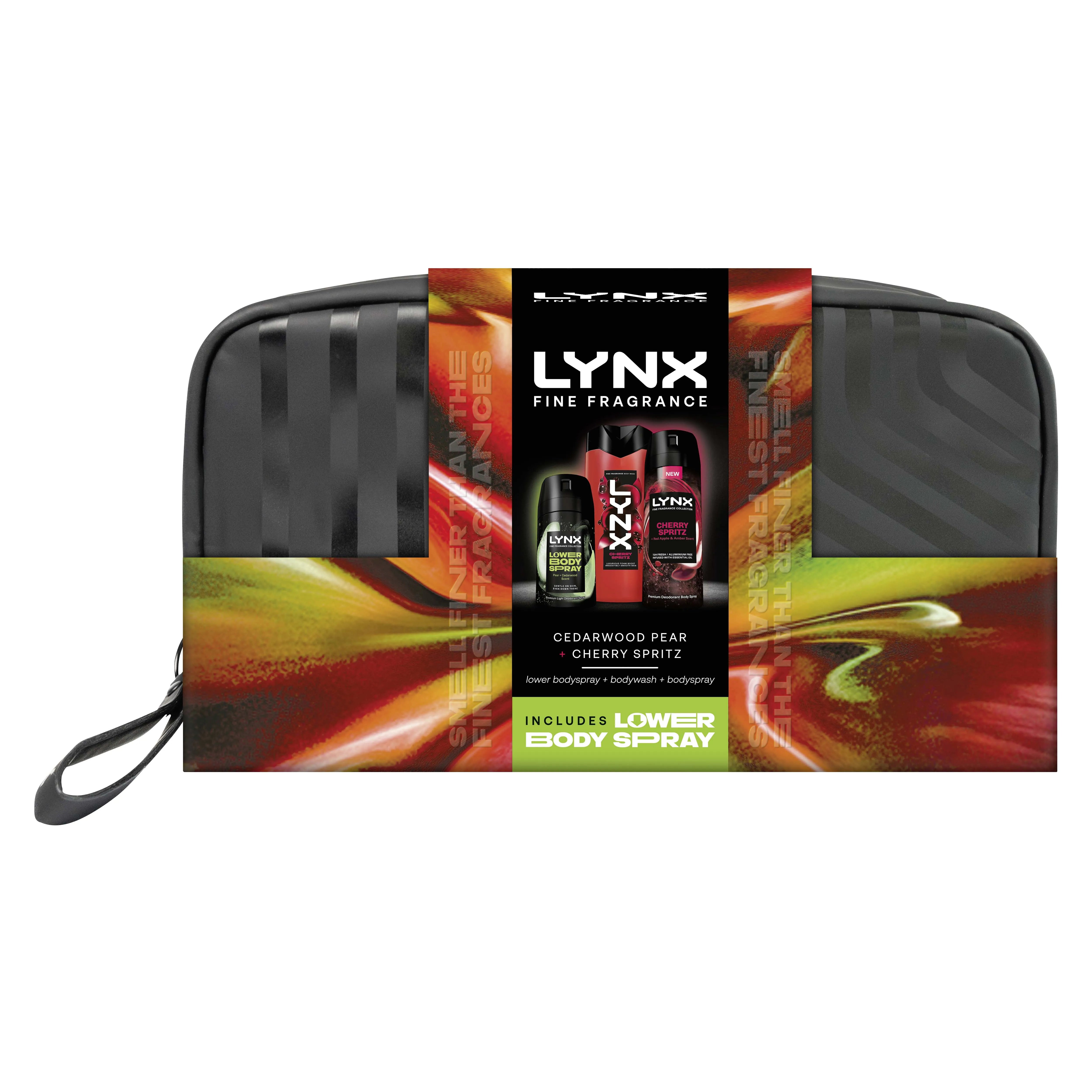 Lynx Fine Fragrance Cherry Spritz Washbag Collection X 5 (Pack of 5)