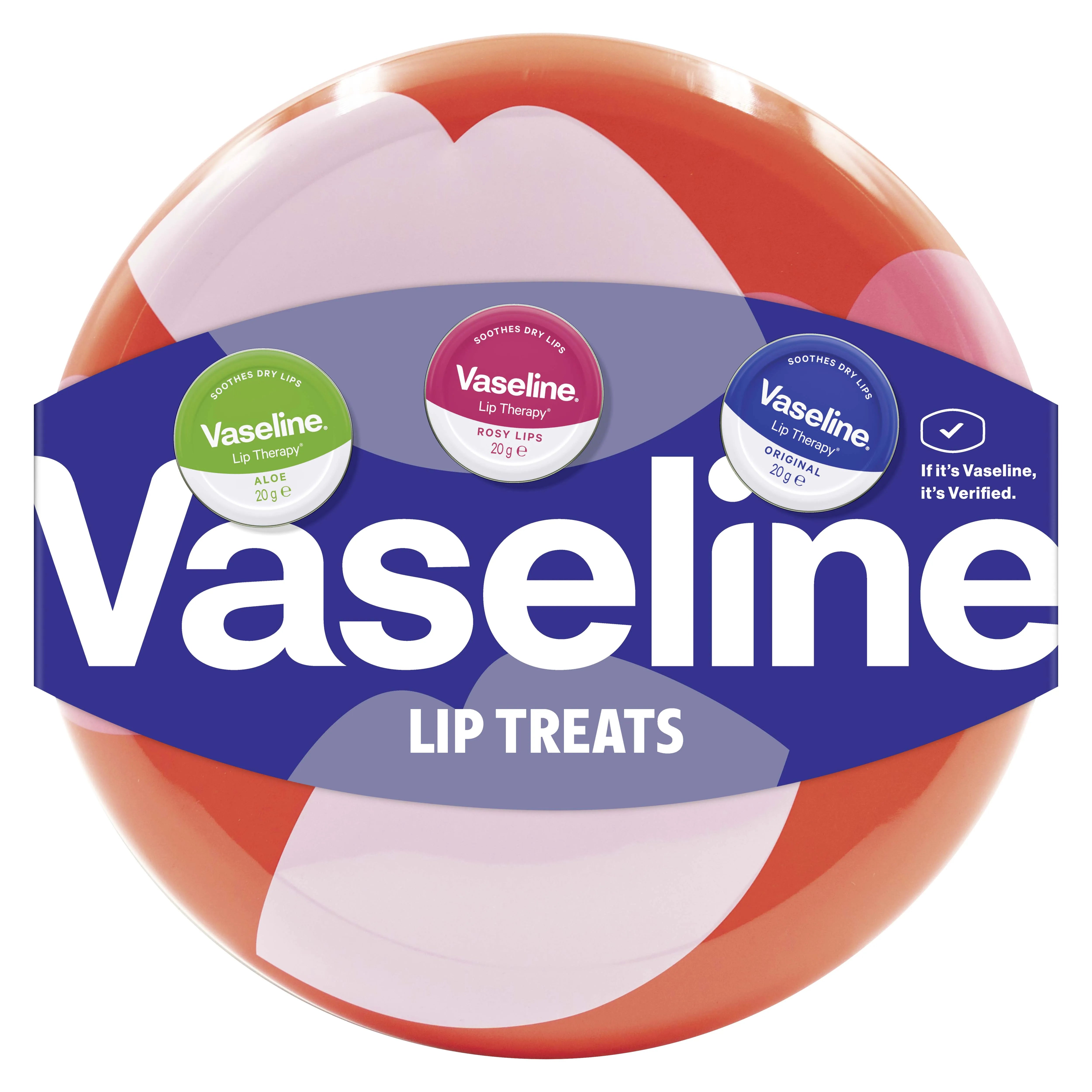 Vaseline Iconic Tin 3 X 20G X 4 (Pack of 4)