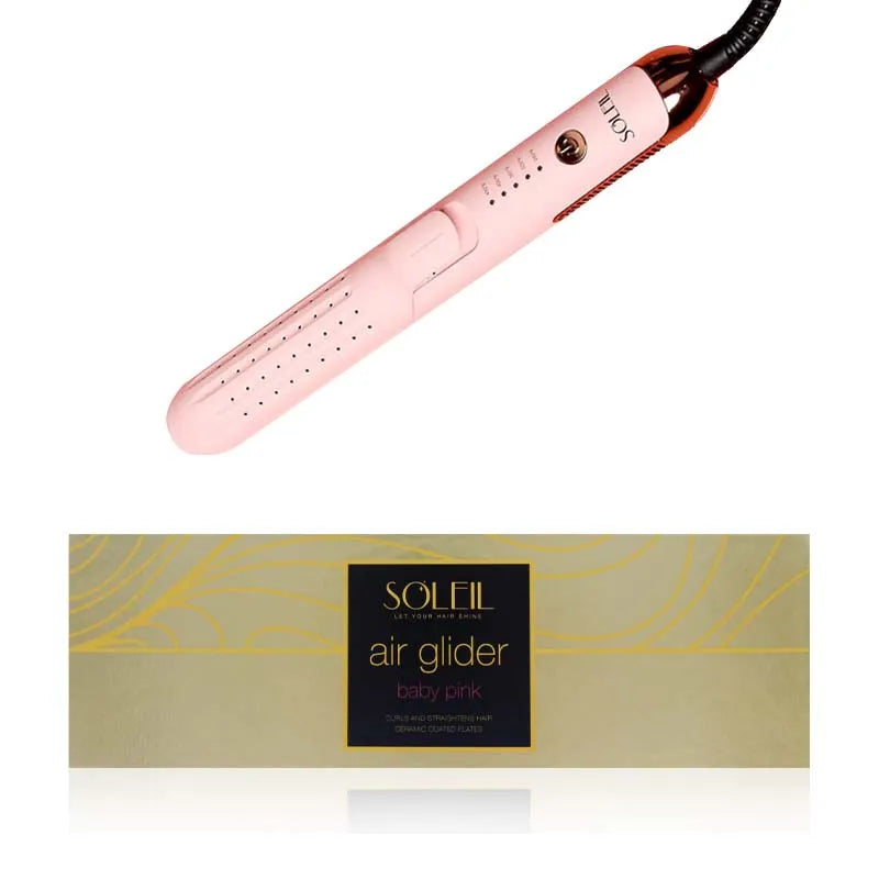 Soleil Air Glider Curls & Straightner Pink L10Hsaleu-B46