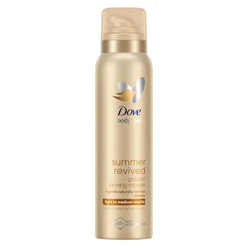 Dove Gradual Tanning Mousse Light/Med 150ML (Pack of 6)