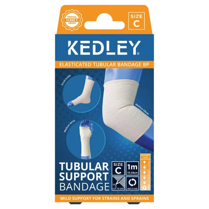 Kedley Tubular Support Bandage 1 Metre (Size C) Ked096 (Pack of 3)