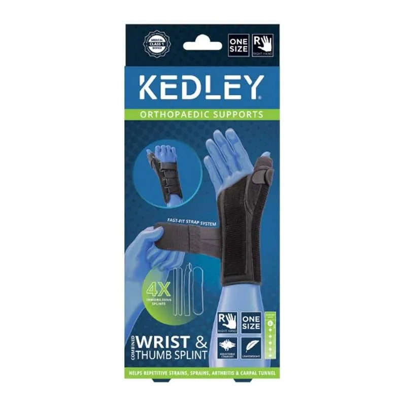 Kedley Combined Wrist & Thumb Splint Ked093 Right Hand