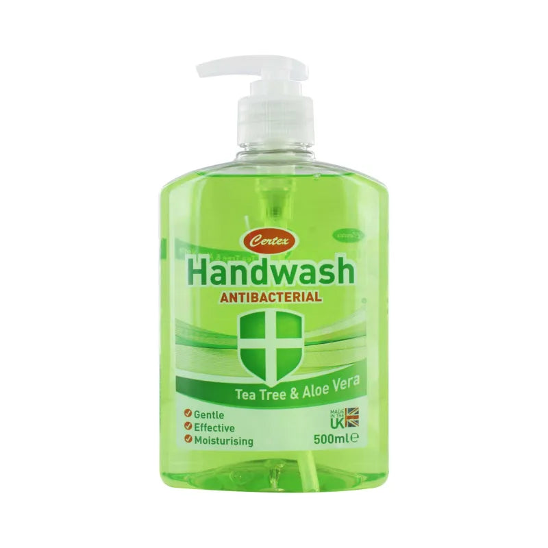 Certex Handwash Anti-Bac Tea Tree & Aloe Vera 500ML (Pack of 6)