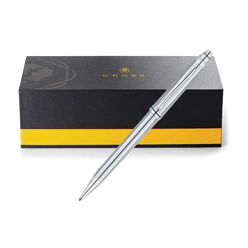 Cross Townsend B/Point Chrome Pen In Giftbox (Pack of 2)