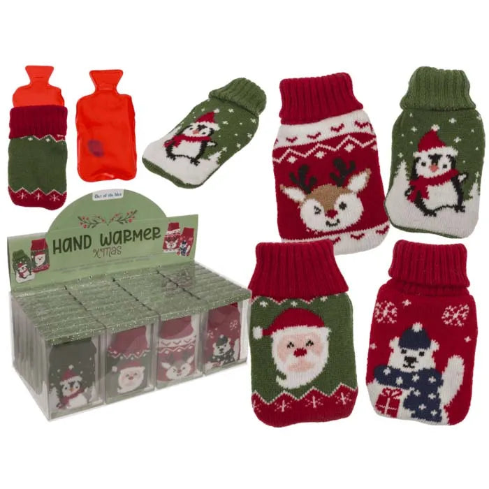 960460 Xmas Hand Warmer With Knitted Cover Disp X32 (Pack of 32)