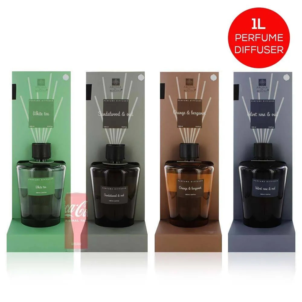 Aroma Di Rogito Diffuser 1000ML 4 Assorted 466000420 (Pack of 4)