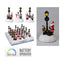 Abg102000 Xmas Scenery Lantern 3Ass (Pack of 12)