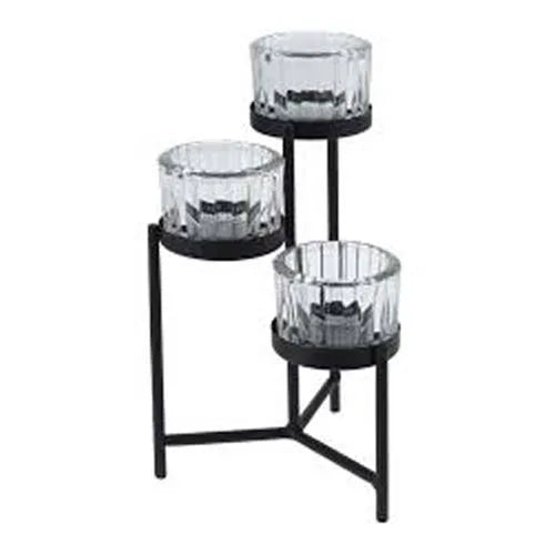 Acc365070 Tealight Holder Set Metal 11Cm (Pack of 12)