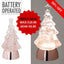 Acd911570 Xmas Tree With LED 11X21Cm Pin***Special 26 (Pack of 12)