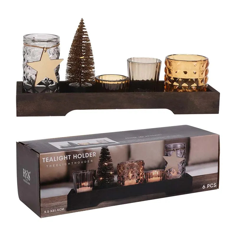 Ash513110 Tealight Holder Set Of 6Pcs (Pack of 6)