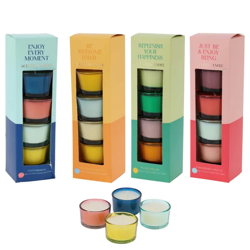 Cc5752120 Scented Candle In Glass 5X3Cm (Pack of 6)