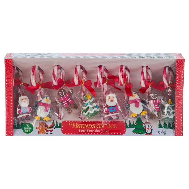 880126 Friends On Ice Candy Cane Jelly Set * Special (Pack of 12)