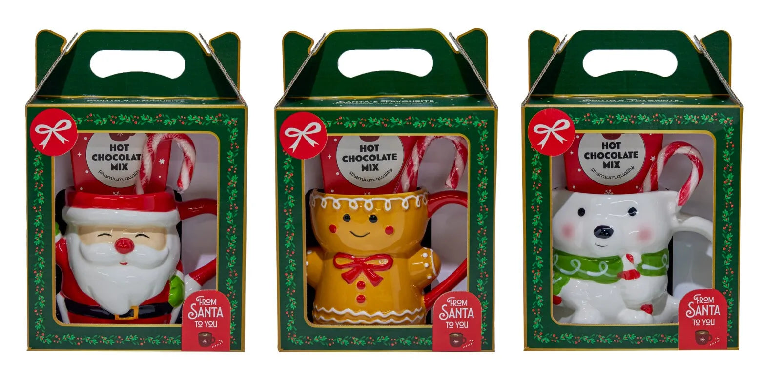 880229 Xmas Friends Mug Hot Choco Set (Pack of 12)