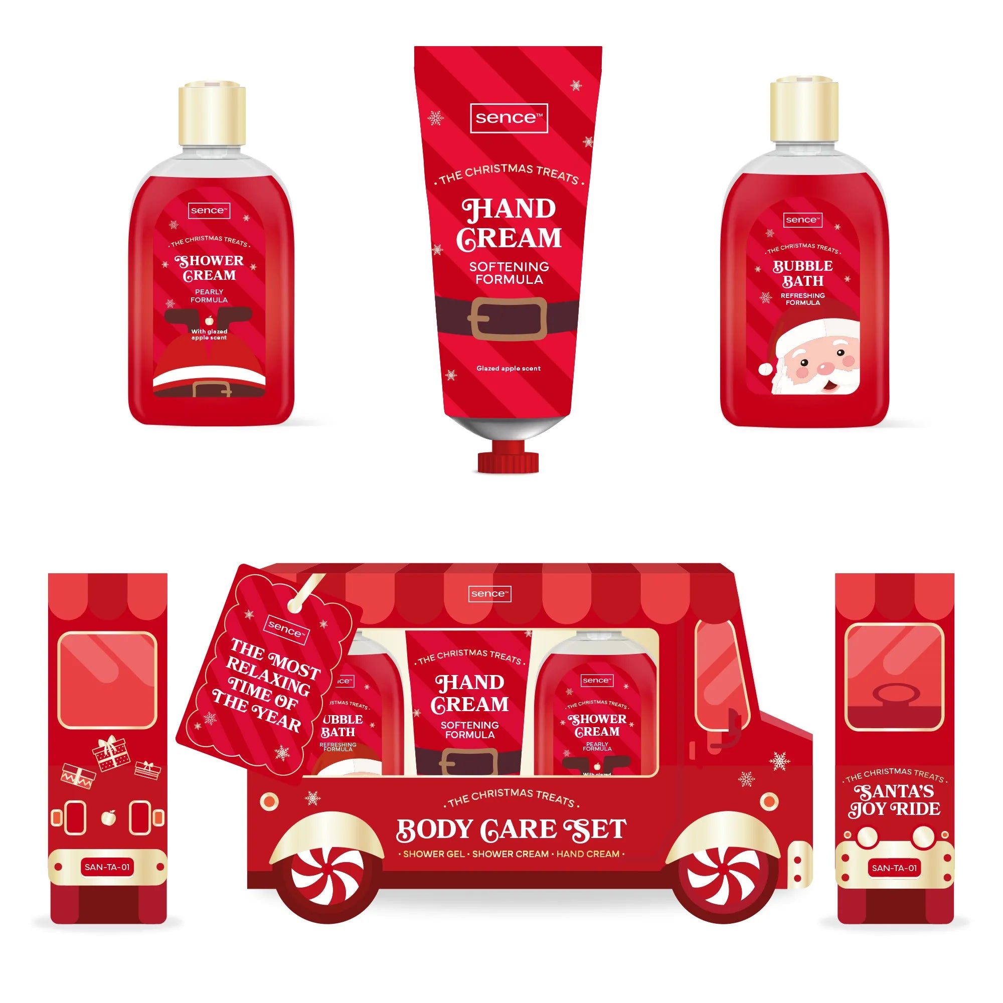 2063917 Sence Santa Treats Express Bus X6 (Pack of 6)