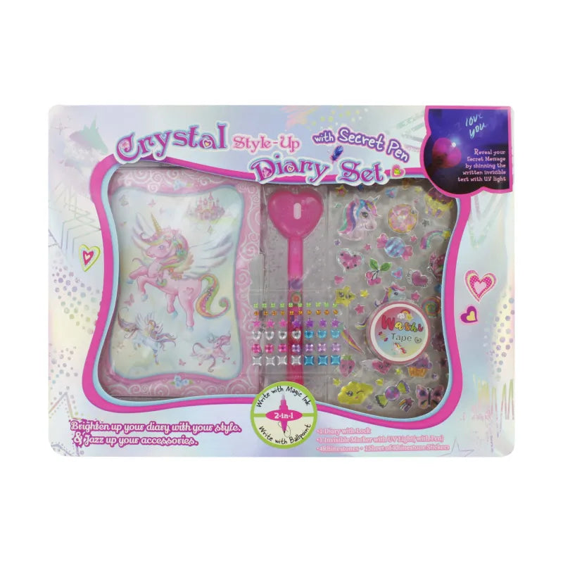 193Nuc Crystal Diary Set With Magic Pen (Pack of 6)