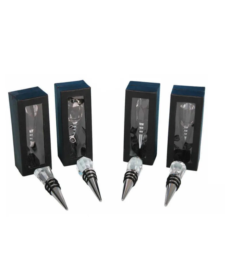 86-0186 Crystal Bottle Stoppers (Pack of 3)