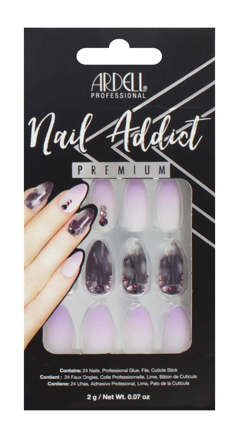 Ardell Marble Purple Ombre Nails 62116 (Pack of 3)