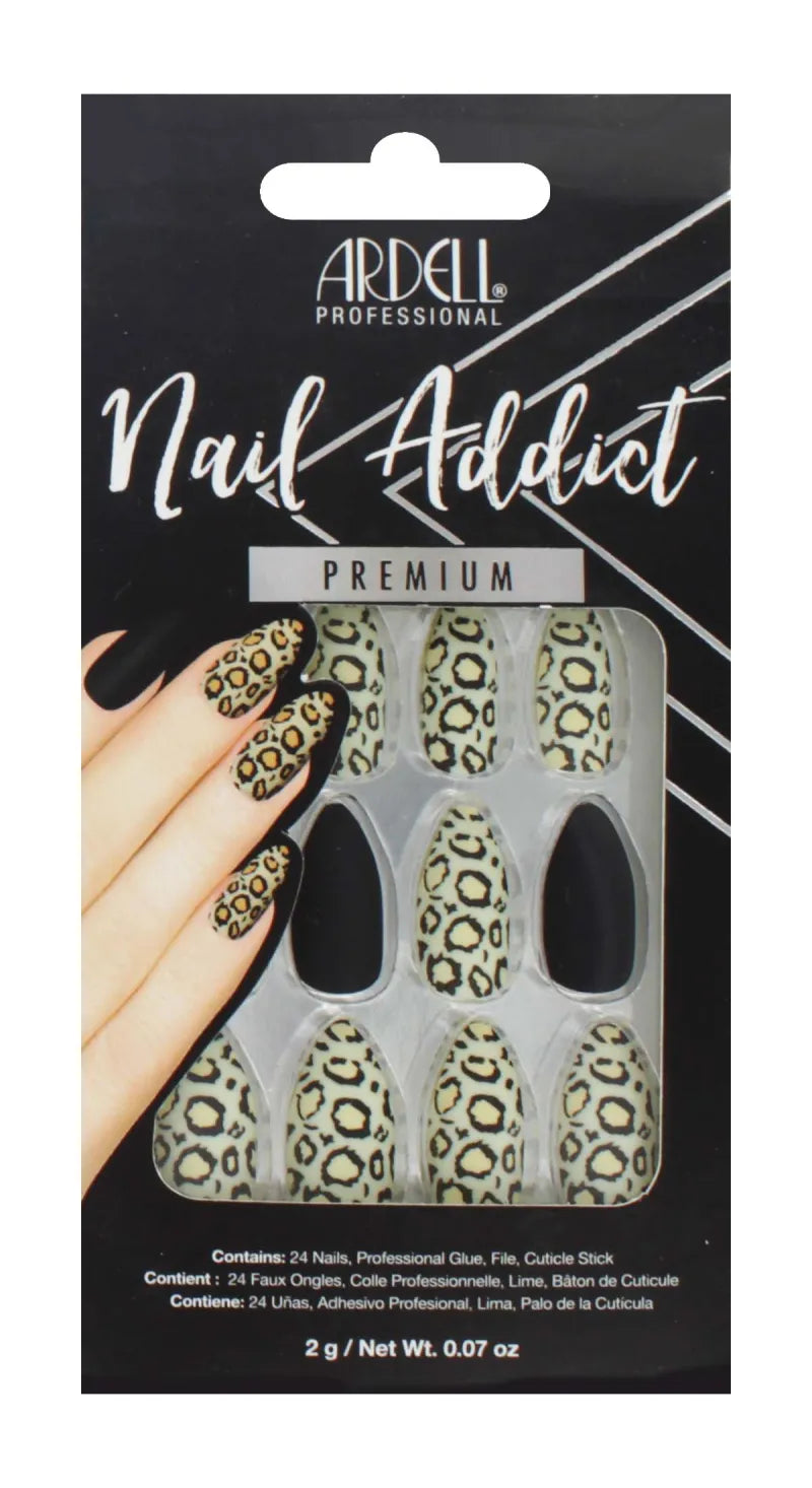 Ardell Black Leopard Nails 63835 (Pack of 3)