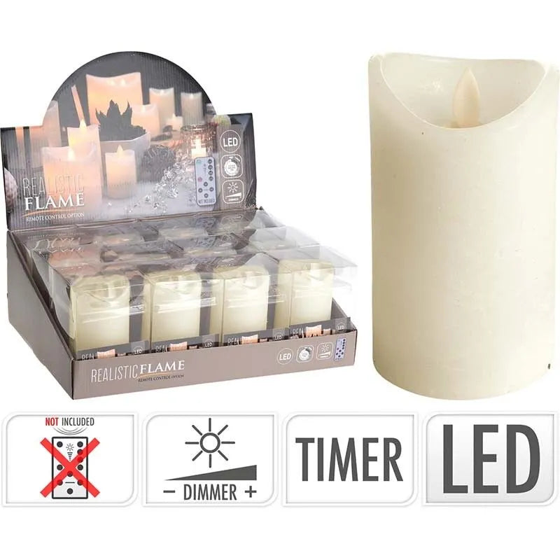 Ax5402140 Battery Wax Candle 75X150Mm Disp X12 (Pack of 12)