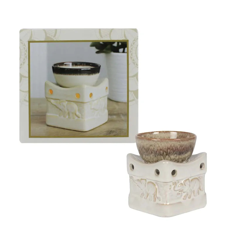 Ob_04822 Two Tone Elephant Oil Burner (Pack of 2)
