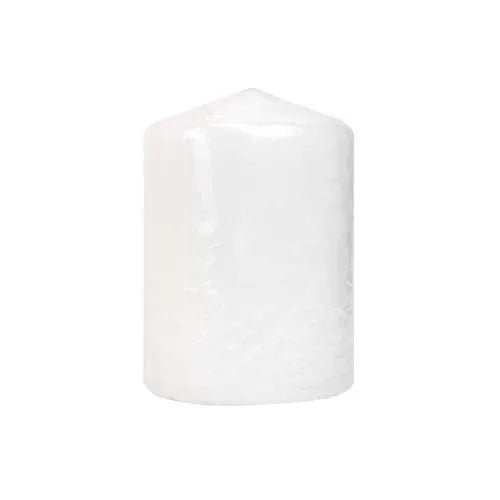 981779 Pillar White Candle 8Cmx6Cm (Pack of 6)