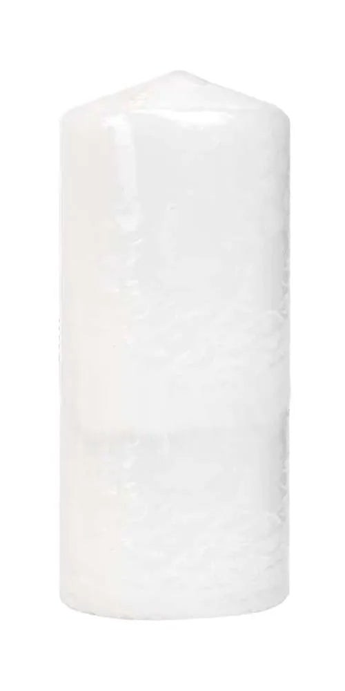 981779 Pillar White Candle 14Cmx6Cm (Pack of 6)