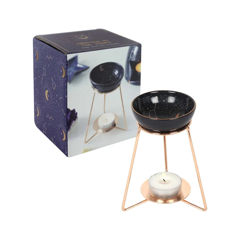 St_19231 Written Stars Metal Stand Oil Burner (Pack of 6)