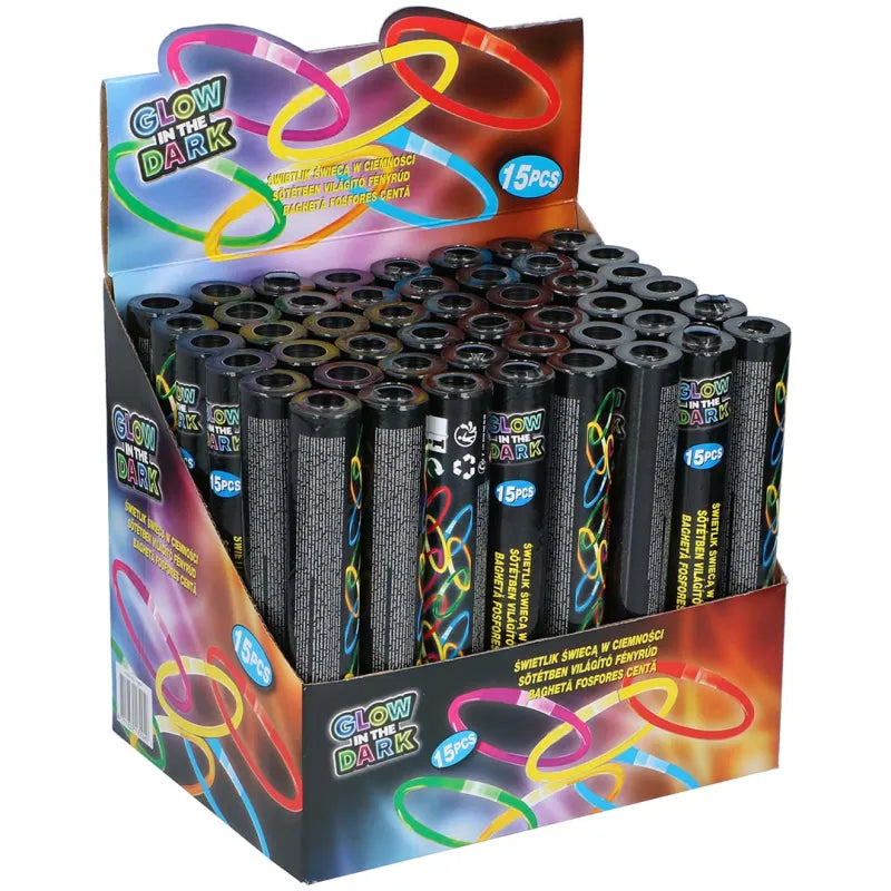 8" Glow Sticks 15 Pack X48 (Pack of 48)