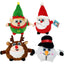 446112 Xmas Jollies Cuddly 8" Assorted (Pack of 6)