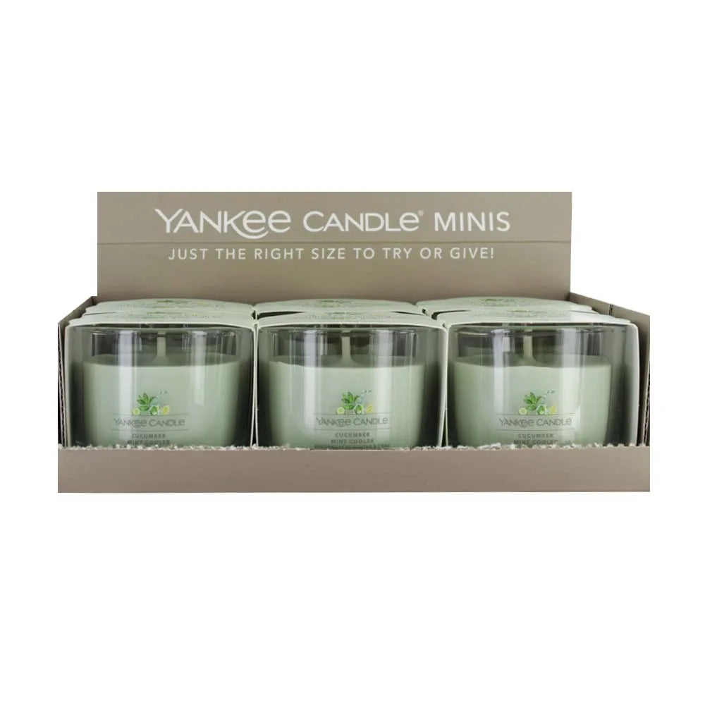 Yankee Votive Candle Cucumber Mint Cooler 37G X6 (Pack of 6)