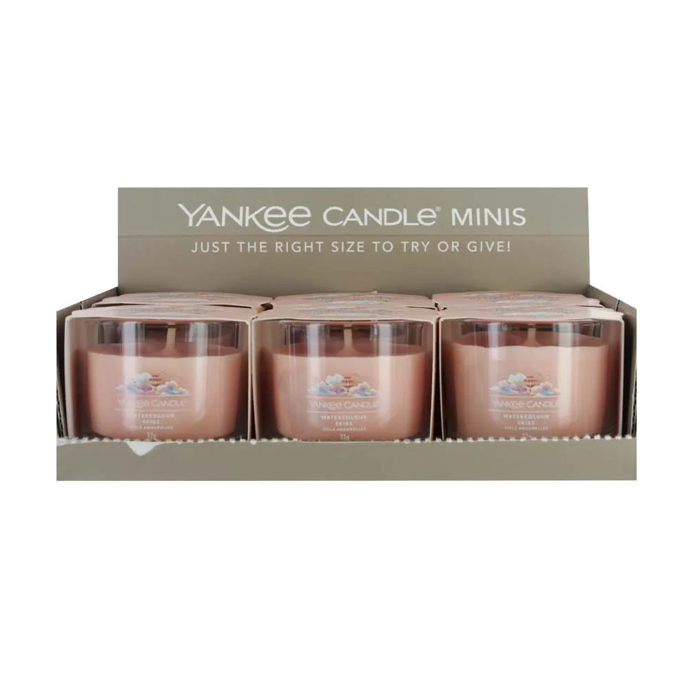 Yankee Votive Candle Watercolour Skies 37G X6 (Pack of 6)