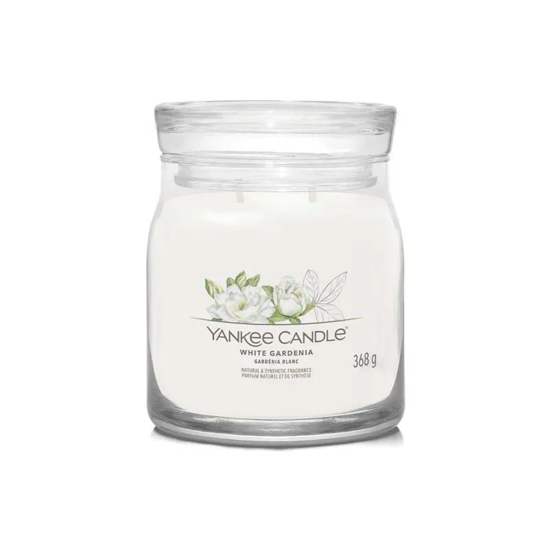 Yankee Signature White Gardenia 2 Wick Candle 368G X4 (Pack of 4)